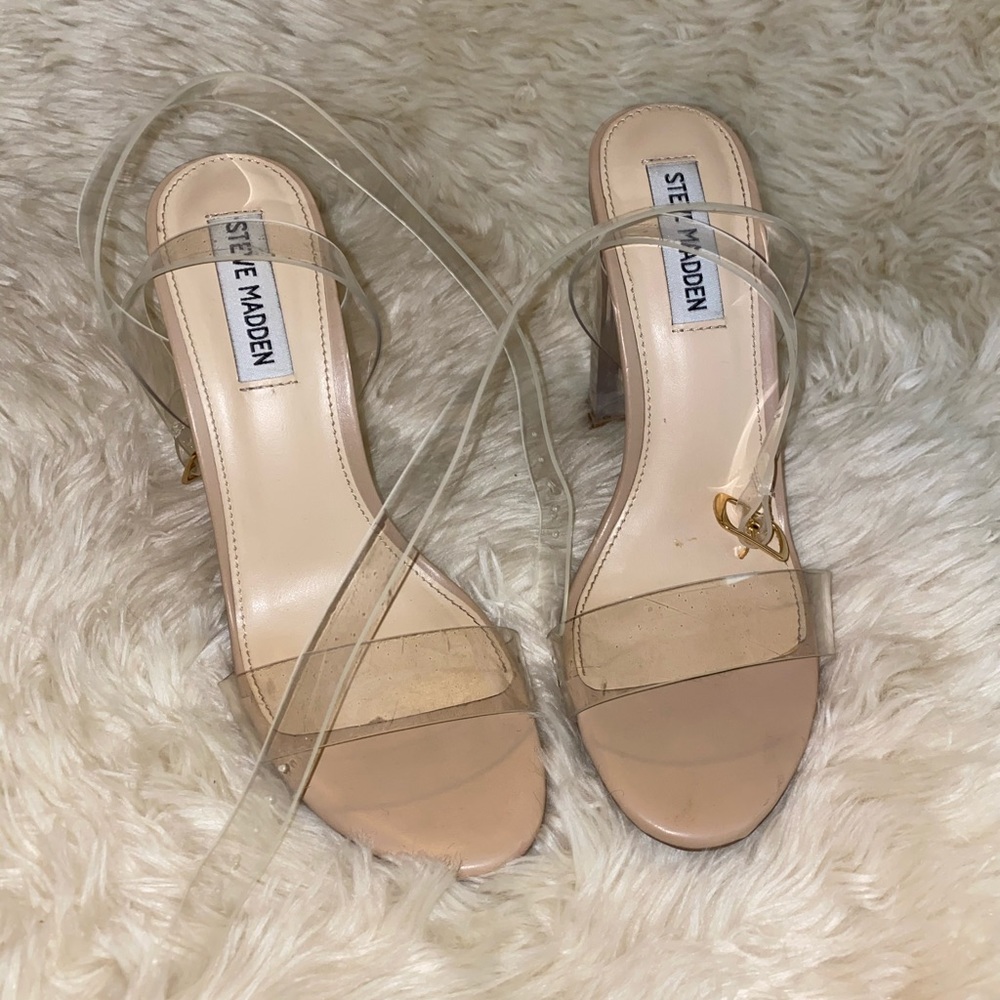 Steve Madden Clear Transparent Heels - image 2